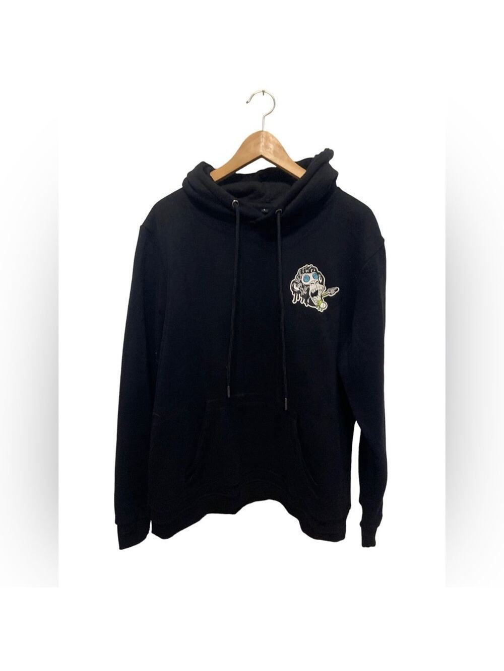 Dripping apes black hoodie sweatshirt anti anti acid tribe in a size large!